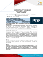 Guía de Actividades y Rúbrica de Evaluación - Unidad 2 - Momento 4 - Ajustes Al Diseño Metodológico-1