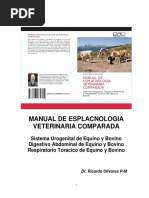 Manual de Esplacnologia Veterinaria Comparada