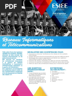 2021 ESIEE-Amiens Reseaux Informatiques Objets Connectes Et Telecommunications Plaquette Web