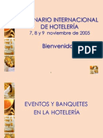 Eventos y Banquetes en La Hotelería - María Isabel Gallegos