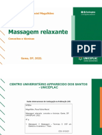 Massagem Relaxante - Conceitos e Técnicas