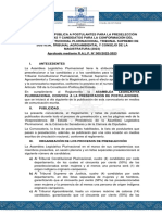 Convocatoria Preseleccion Organo Judicial