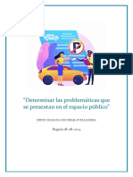 Evidencia Informe - Determinar Las Problemáticas Que Se Presentan en El Espacio Público