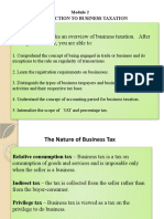 Module 2 Intro To Business Taxation