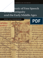 (Cambridge Studies in Medieval Life and Thought. Fourth Series) Irene Van Renswoude - The Rhetoric of Free Speech in Late Antiquity and The Early Middle Ages-Cambridge University Press (2019)