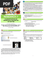 SLM RESEARCH 7 Week 5 Classification of Observable Properties of Matter