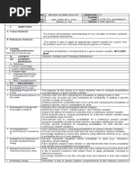 Iiia-6: School: Grade Level: Teacher: Learning Area: Date/Time: Quarter: Objectives A. Content Standards