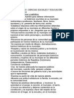 Tercer Grado Ciencias Sociales y Educación Moral y Cívica