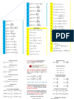 Formulario Calculo Diferencial e Integral Raga