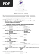 Pre-Test - Tle 6