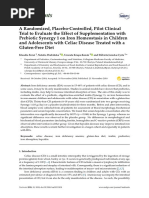 A Randomized, Placebo-Controlled, Pilot Clinical