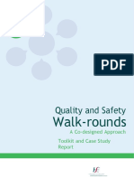 Quality and Safety Walk Rounds A Co Designed Approach Toolkit and Case Study Report