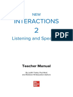 Listening and Speaking 2 - Teacher's Resource