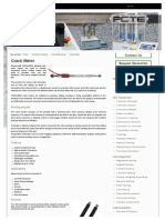 Concrete Crack Meter - Crack Monitoring Equipment - PCTE