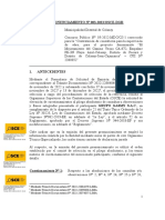 Pronunciamiento #003 - Visita de Campo