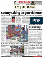 County Taking On Gun Violence: at Record Low