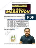 L3 Blood Relation & Seating Arrangement