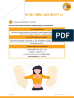 (SV - B2-C1) Collocations - Feelings (Part 1)