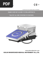 Manual de Instrucciones d600 Led Es