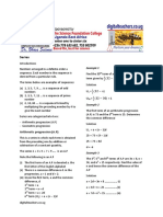 A Level Math Paper 1 Mathematical Series