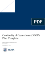 FEMA - Continuity of Operations (COOP)