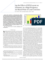 Understanding The Effect of PCB Layout On Circuit Performance in A High-Frequency Gallium-Nitride-Based Point of Load C