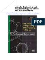 Print Reading For Engineering and Manufacturing Technology 3rd Edition Madsen Solutions Manual