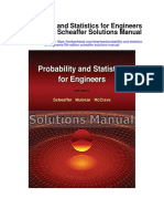 Probability and Statistics For Engineers 5th Edition Scheaffer Solutions Manual