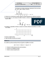 TDs Systèmes Discrets - Traitement Numérique Du Signal