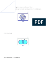 The Relationship in Sets Using Venn Diagram Are Discussed Below