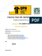 INFORME Starbucks