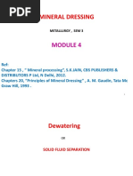 Dewatering