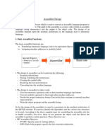 Assembler Design