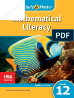 Study Master Mathematical Literacy Teachers Guide Grade 12 9781107381285AR