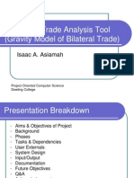 Economic Trade Analysis Tool (Gravity Model of Bilateral Trade)