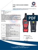 Bulbo Humedo Psicrometro Profesional (Data Logger) Ht618