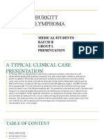 Burkitt Lymphoma Group A Batch 2 Presentation