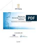 Report On Water Neutrality Framework WR&LR Vertical