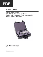 Operator Manual-E4402-Distance To Fault Accessory Kit 90012