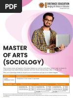 M A (Sociology)