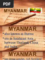 Music - Myanmar and Malaysia