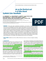 Impact of Surfactants On The Electrical and Rheological Aspects of Silica Based Synthetic Ester Nanofluids