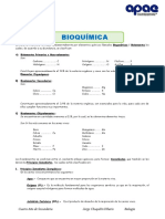 La Bioquímica para Cuarto de Secundaria