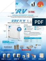 Variable Refrigerant Volume: Water Cooled System - Suitable For Residential Houses