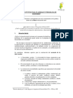 Principales Puntos para Elaborar Un Programa de Extension