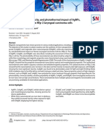 Photostability, Cytotoxicity