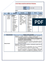 Construimos en Familia Nuestra Identidad Personal: 1. Datos Informativos