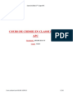 COURS APC de Chimie 2nde C