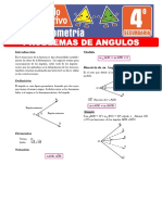 Problemas de Angulos para Cuarto Grado de Secundaria