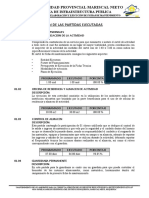 V. Breve Descripcion de Partidas - Meta 216